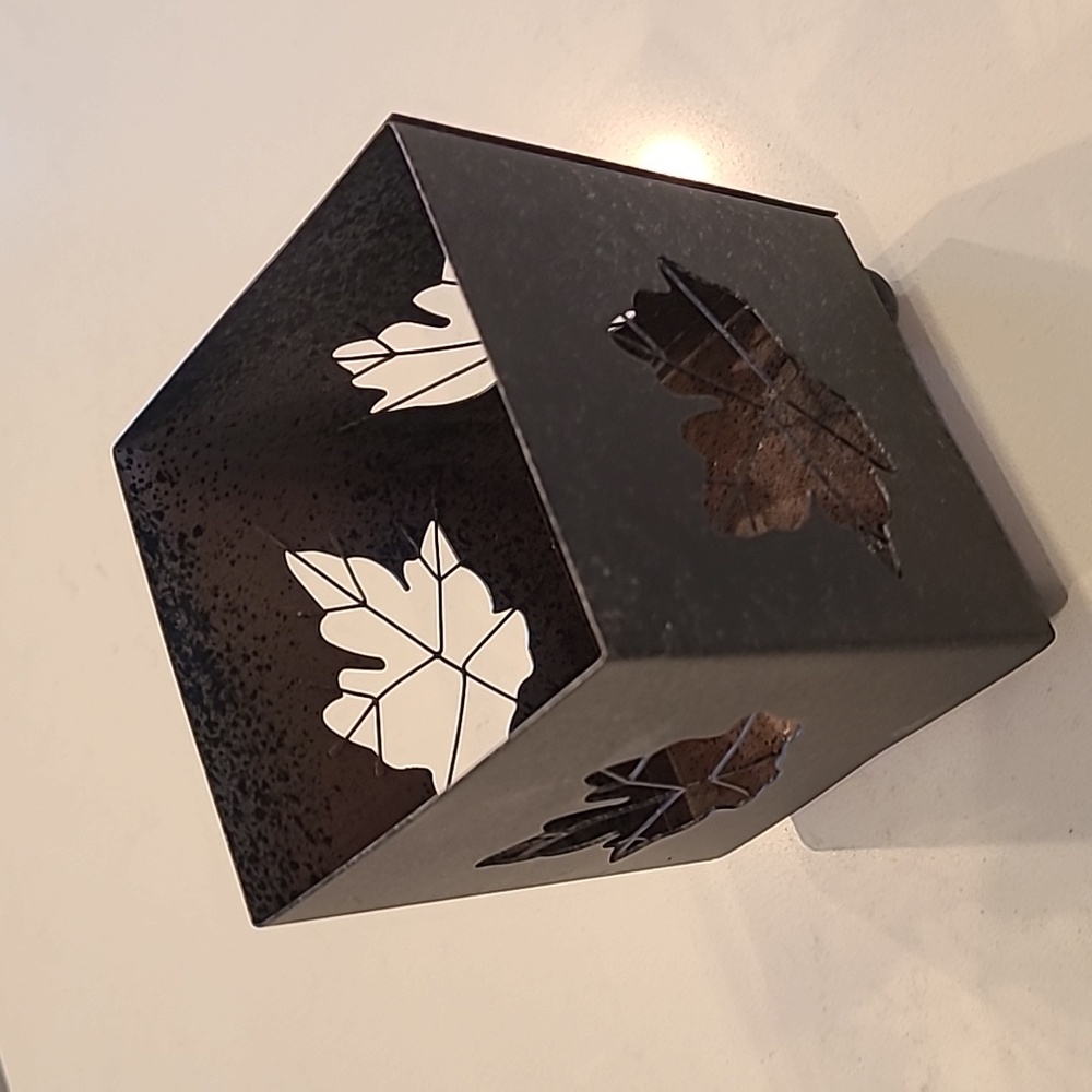Pottery Barn Rustic Fall Candle Holder